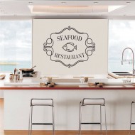 Αυτοκόλλητο Τοίχου - Seafood