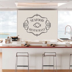 Αυτοκόλλητο Τοίχου - Seafood