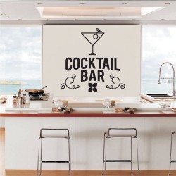 Αυτοκόλλητο Τοίχου - Cocktail Bar