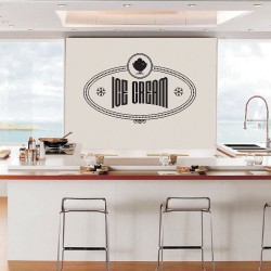 Αυτοκόλλητο Τοίχου - Ice Cream