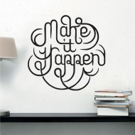 Αυτοκόλλητο τοίχου - Make it happen