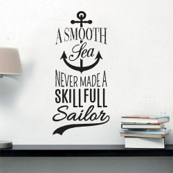 Αυτοκόλλητο τοίχου - Smooth sea