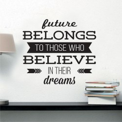 Αυτοκόλλητο Τοίχου - Future belongs