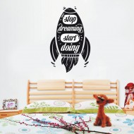 Αυτοκόλλητο Τοίχου - Start Doing