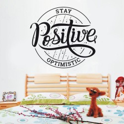 Αυτοκόλλητο Τοίχου - Stay Positive
