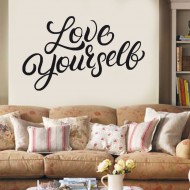 Αυτοκόλλητο Τοίχου - Love Yourself
