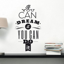 Αυτοκόλλητο Τοίχου - Dream It