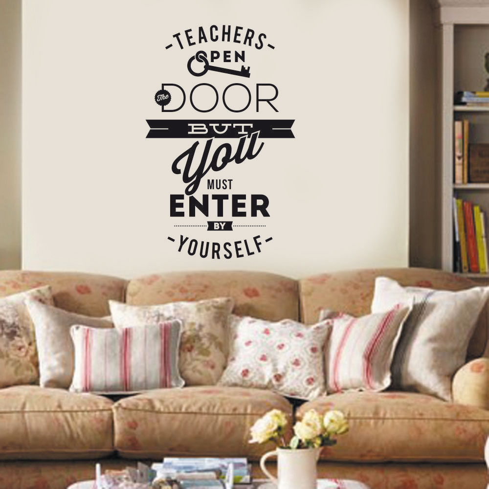 Αυτοκόλλητο Τοίχου - Teachers Open Doors