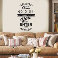 Αυτοκόλλητο Τοίχου - Teachers Open Doors