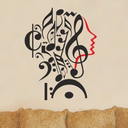 Αυτοκόλλητο Τοίχου - Made of notes