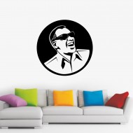 Αυτοκόλλητο Τοίχου - Ray Charles