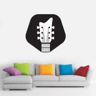 Αυτοκόλλητο Τοίχου - Κεφαλή Κιθάρας