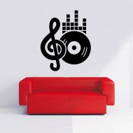 Αυτοκόλλητο Τοίχου - Music 01