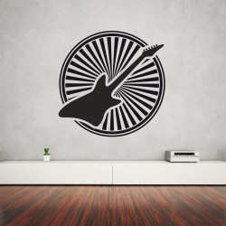 Αυτοκόλλητο Τοίχου - Κιθάρα 02