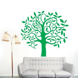 Αυτοκόλλητο τοίχου - Πράσινο Δέντρο