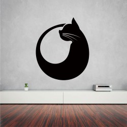 Αυτοκόλλητο τοίχου - Γάτα