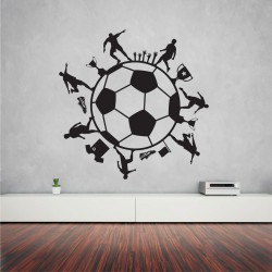 Αυτοκόλλητο Τοίχου - Μπάλα ποδοσφαίρου