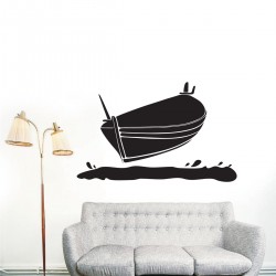 Αυτοκόλλητο Τοίχου - Βάρκα