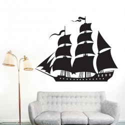 Αυτοκόλλητο Τοίχου - Ιστιοφόρο 2