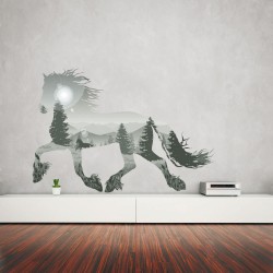 Αυτοκόλλητο Τοίχου - Άλογο