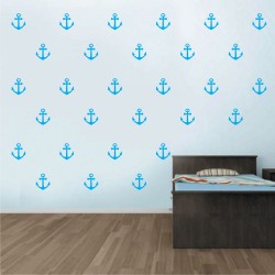 Mini Set Αυτοκόλλητα Τοίχου - Άγκυρες