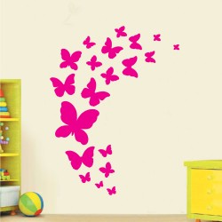 Αυτοκόλλητο Τοίχου Παιδικό - Πεταλούδες