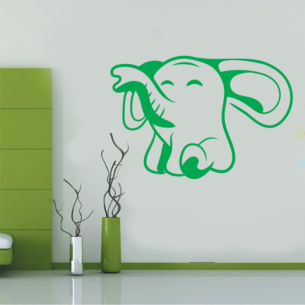 Αυτοκόλλητο Τοίχου Παιδικό - Ελεφαντάκι