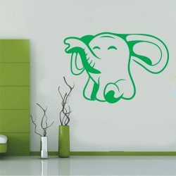 Αυτοκόλλητο Τοίχου Παιδικό - Ελεφαντάκι