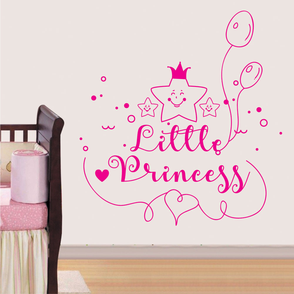 Αυτοκόλλητο Τοίχου Παιδικό - Little Princess