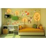 Παιδικό Αυτοκόλλητο Τοίχου - Ζώακια στο Δάσος