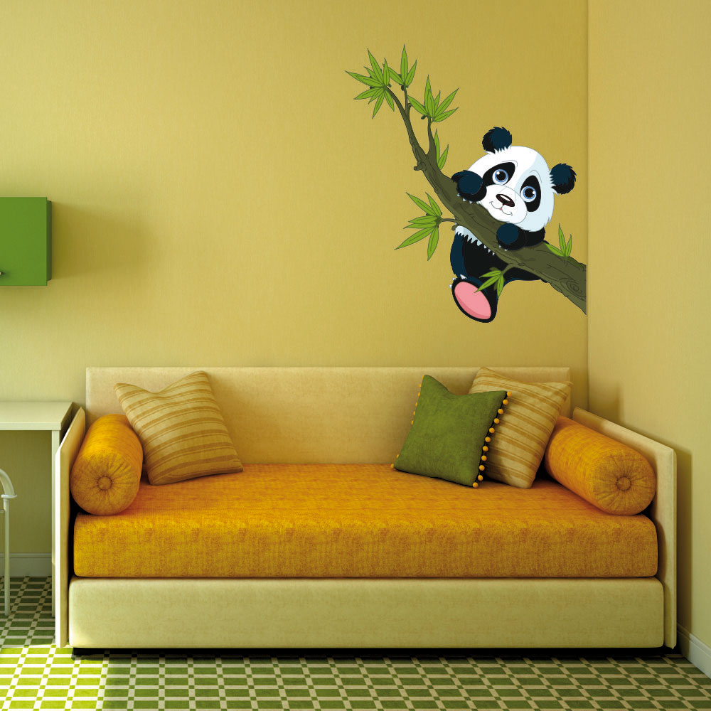 Παιδικό Αυτοκόλλητο Τοίχου - Happy Panda