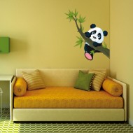 Παιδικό Αυτοκόλλητο Τοίχου - Happy Panda