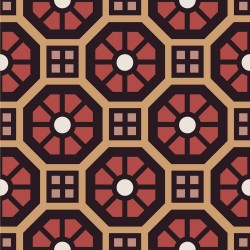 Αυτοκόλλητο Πλακάκι - Vintage 8