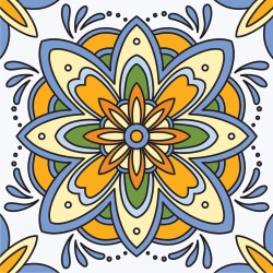 Αυτοκόλλητο Πλακάκι - Vintage 15