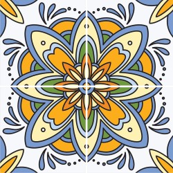 Αυτοκόλλητο Πλακάκι - Vintage 16