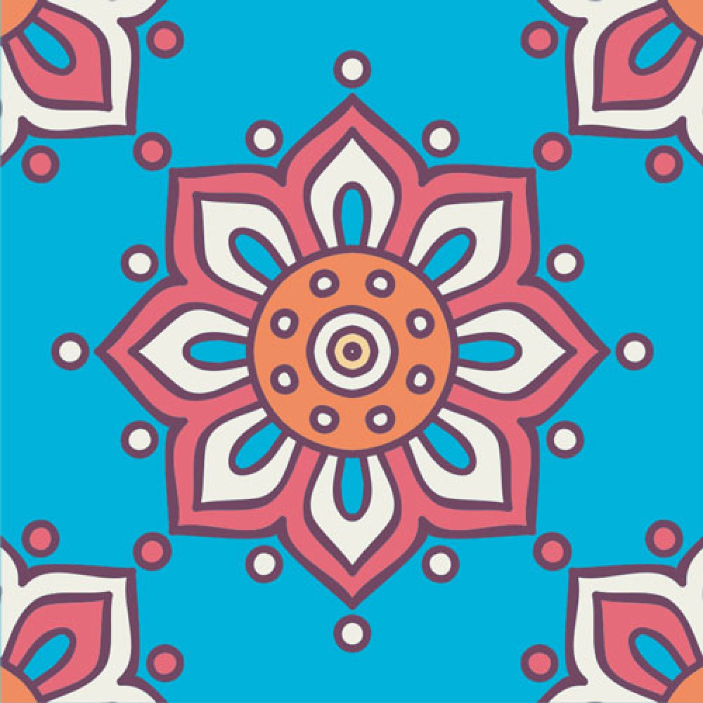 Αυτοκόλλητο Πλακάκι - Vintage 44