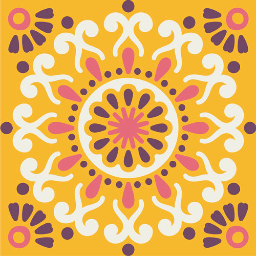 Αυτοκόλλητο Πλακάκι - Vintage 48