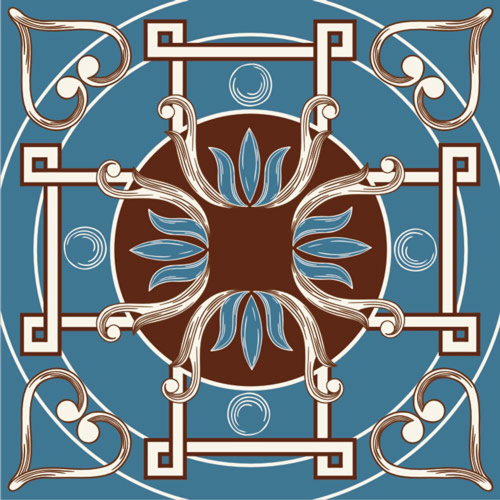 Αυτοκόλλητο Πλακάκι - Vintage 58