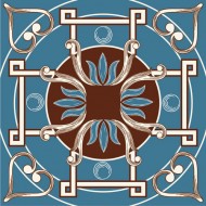 Αυτοκόλλητο Πλακάκι - Vintage 58