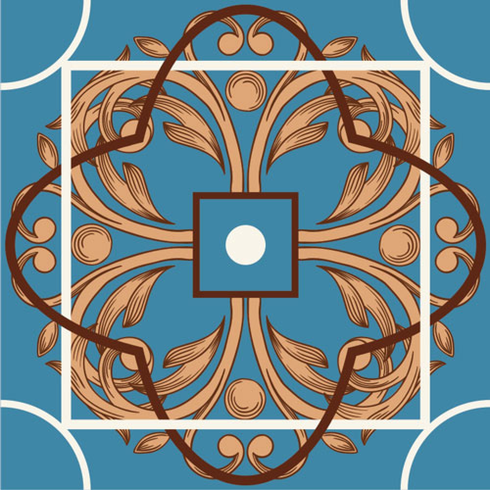 Αυτοκόλλητο Πλακάκι - Vintage 60