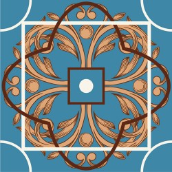 Αυτοκόλλητο Πλακάκι - Vintage 60