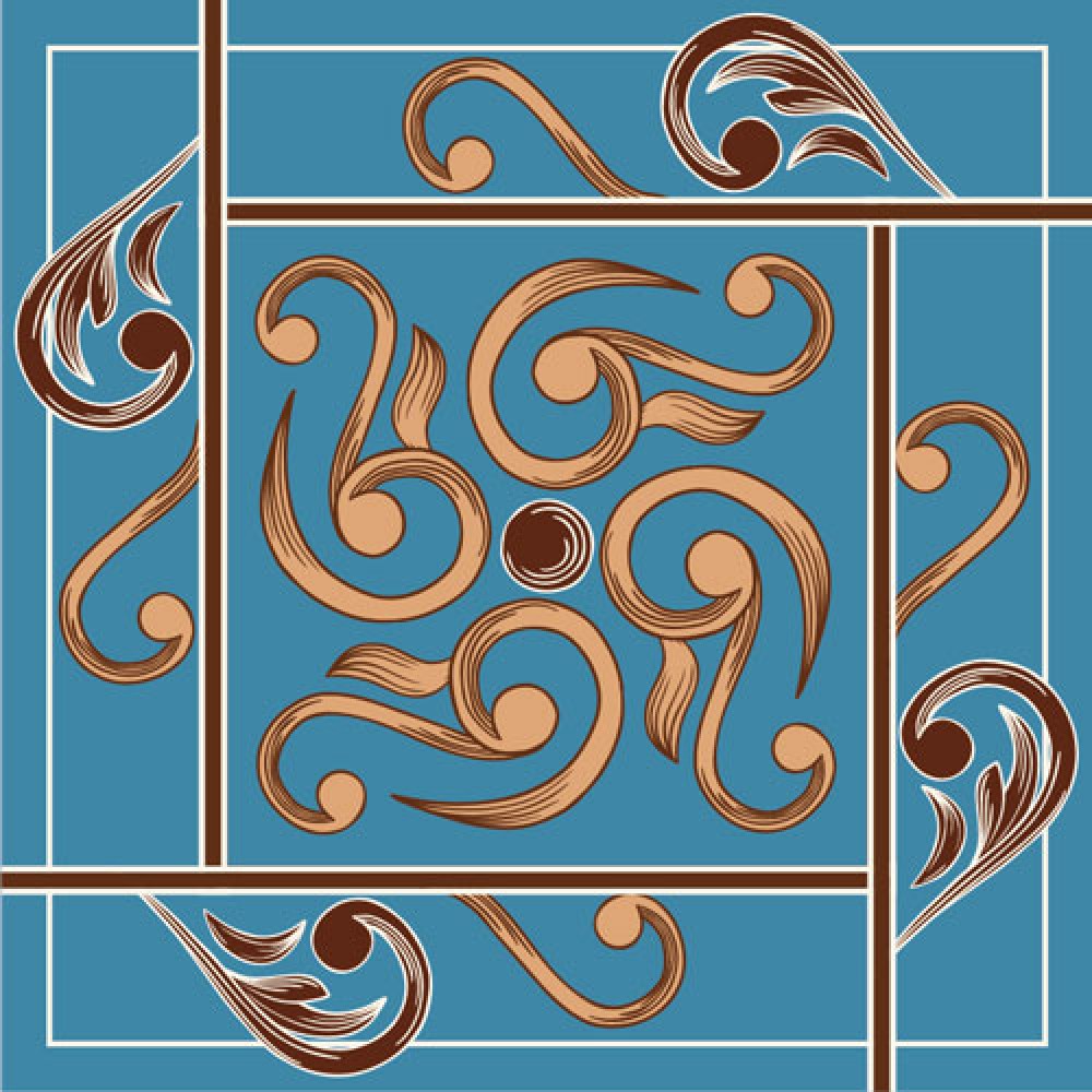 Αυτοκόλλητο Πλακάκι - Vintage 61