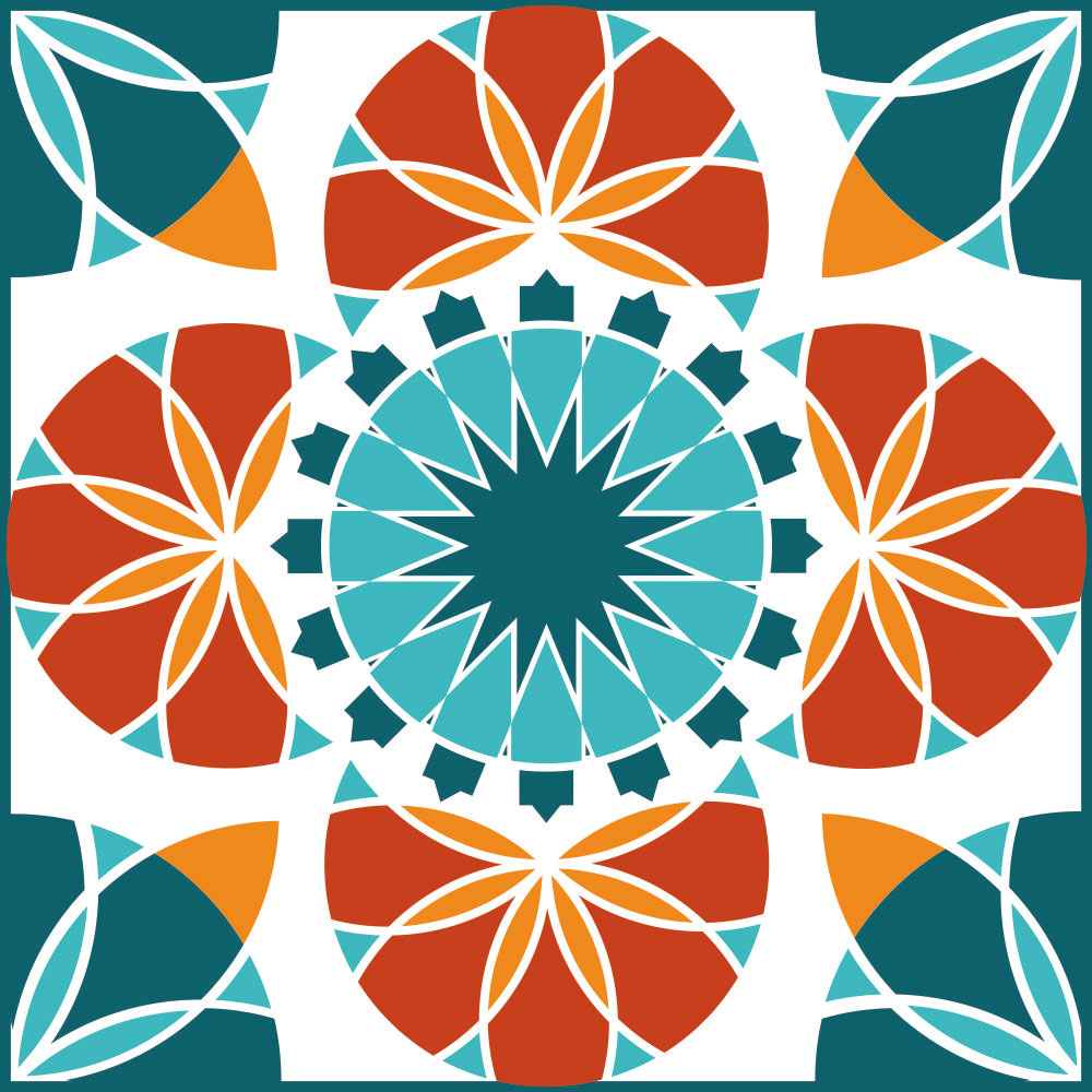 Αυτοκόλλητο Πλακάκι - Vintage 64