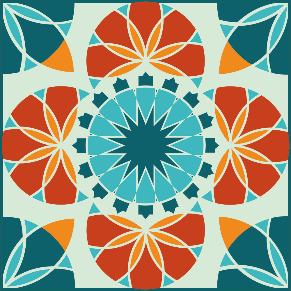 Αυτοκόλλητο Πλακάκι - Vintage 65