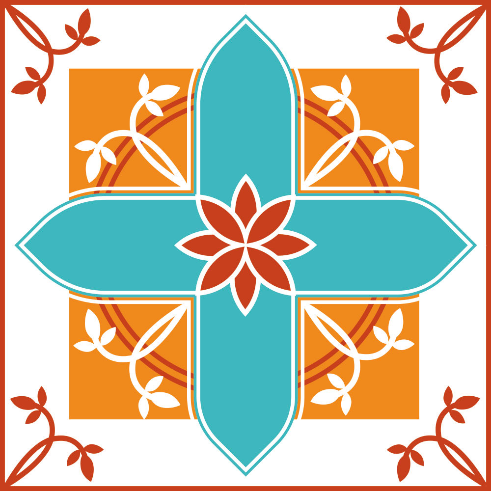 Αυτοκόλλητο Πλακάκι - Vintage 66