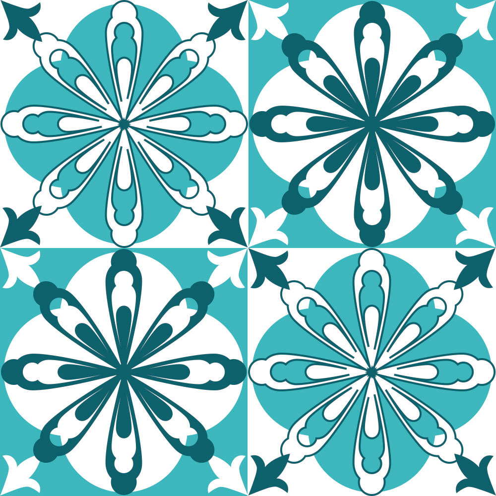 Αυτοκόλλητο Πλακάκι - Vintage 67