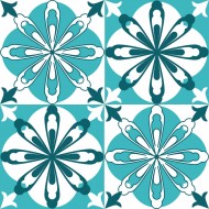 Αυτοκόλλητο Πλακάκι - Vintage 67