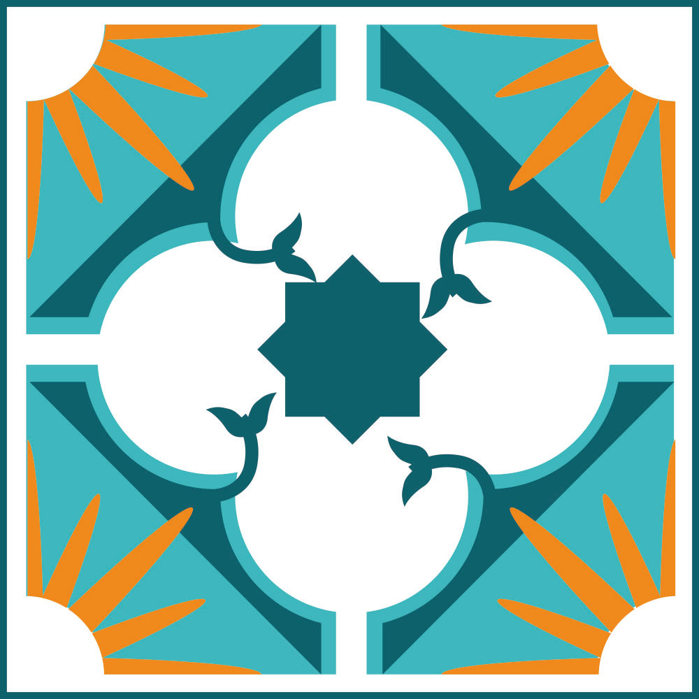 Αυτοκόλλητο Πλακάκι - Vintage 68