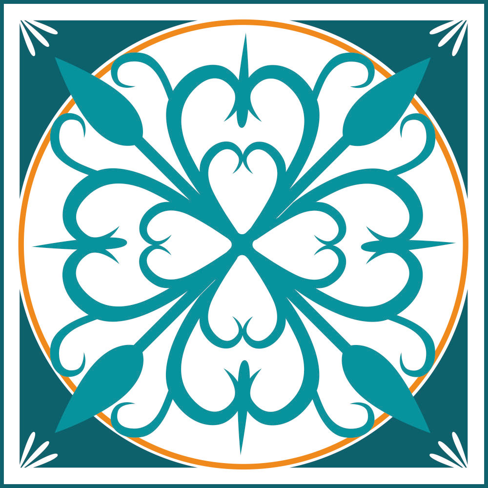 Αυτοκόλλητο Πλακάκι - Vintage 70