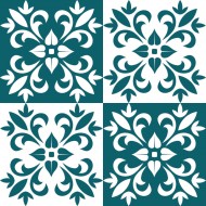 Αυτοκόλλητο Πλακάκι - Vintage 71